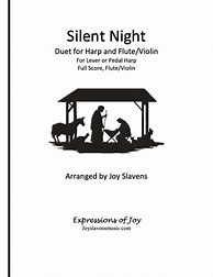 Image result for Silent Night Harp Sheet Music