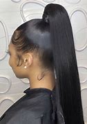 Image result for Long Side Ponytail