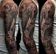 Image result for Koi Tattoo Full Sleeve