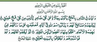 Image result for Al Hajj Ayat 27