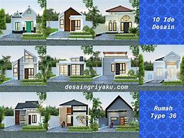 Image result for Desain Rumah Tipe 36