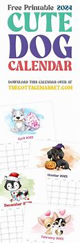 Image result for Cute Dog Calendars