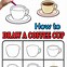 Image result for Enamel Coffee Pot and Cup Sketches