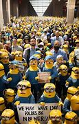 Image result for Minions Protesting