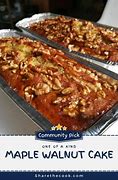 Image result for Maple Walnut Cake Recipe