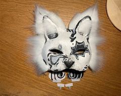 Image result for Black and White Cat Mask