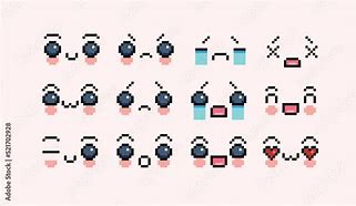 Image result for Pixel Art Expressions