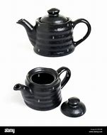 Image result for Black Ceramic Georgian Teapot