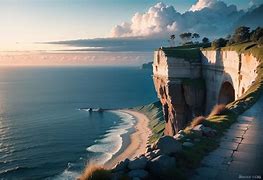 Image result for Cliff Painting Black