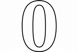 Image result for Black Bold Number 0