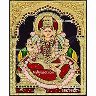 Image result for Lakshmi Tanjore Painting