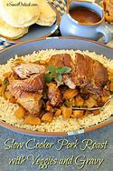 Image result for Slow Cooker Pork Roast and Gravy