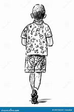 Image result for Boy Walking Drawing