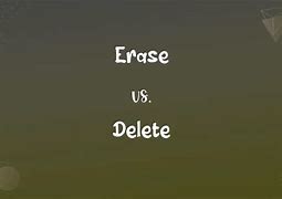 Image result for Erase Def