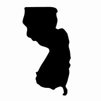 Image result for New Jersey Black and White Map