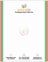 Image result for Day Care Letterhead Templates Free