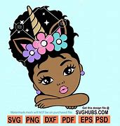 Image result for Lady Afro Puff SVG