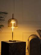 Image result for Amber Glass Lamp Base