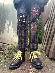 Image result for Striped Pants Punk