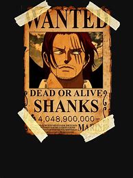 Image result for Shanks Bounty Poster