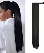 Image result for Long Side Ponytail