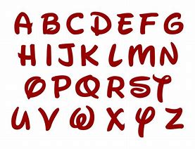 Image result for Disney Font Letter Stencils