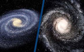 Image result for Andromeda Galaxy Collides with Milky Way