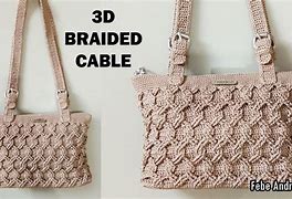 Image result for Tas Rajut Double Crochet