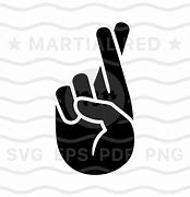 Image result for Fingers Crossed with Bracelets SVG