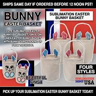 Image result for Sublimation Easter Baskets