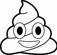 Image result for Poo Emoji Outline