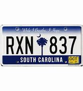 Image result for South Carolina License Plate with Wolf