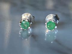 Image result for Emerald Earrings Genuine