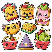 Image result for Cute Food Cartoon Stuff