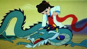 Image result for Nezha Conquers the Dragon King