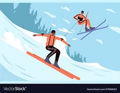 Image result for Go Skiing Cartoon