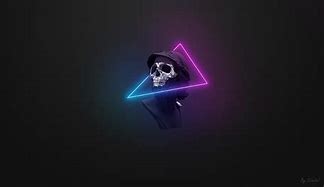 Image result for Cool Neon Backgrounds Skull