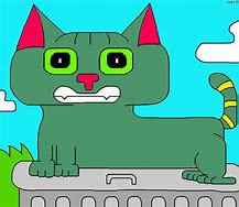 Image result for Cat in Trash Can Cartoon. Foto