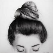 Image result for How to Draw Hair Bun