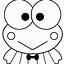 Image result for Keroppi Drawing Black and White