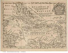 Image result for Old Caribbean Map