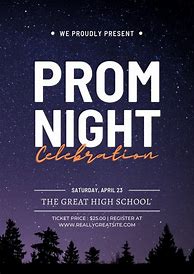 Image result for Creative Prom Posters