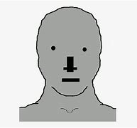 Image result for NPC Wojak Face