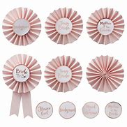 Image result for Bridal Ribbon Badges