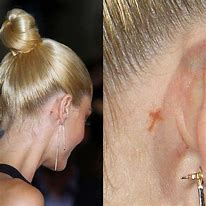 Image result for Solid Cross Tattoo Behind Ear