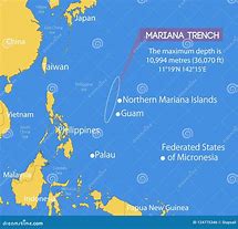 Image result for Mariana Trench Map