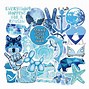 Image result for Cute Blue Stickers Laptop