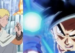 Image result for Super Saiyan God Goku vs Naruto