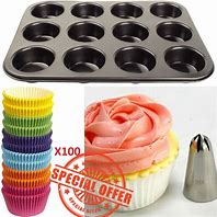 Image result for Cupcake Tray with Three Holes