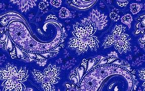 Image result for Blue Paisley Print